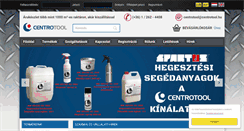 Desktop Screenshot of centrotool.hu